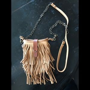 Genuine leather - “C A N O E” purse - crossbody